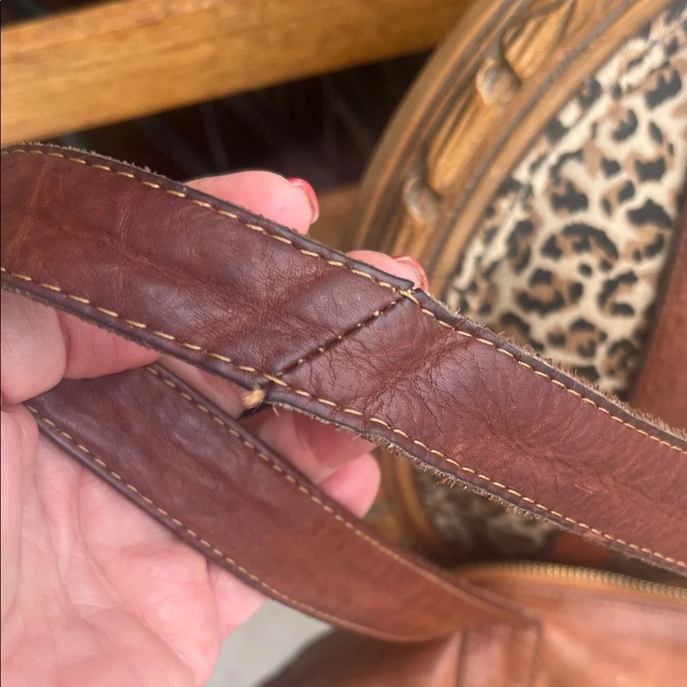 Brown Leather Tote Bag - Picture 6 of 16